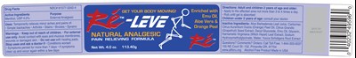 Label (Releve 4oz Labelonly)